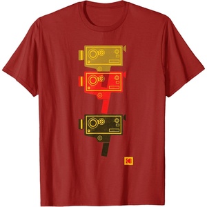 image:imageKodak M7 Movie Camera Art TShirtCranberry Red