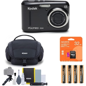 image:imageKodak PIXPRO FZ45 Friendly Zoom Digital Camera Black Bundle