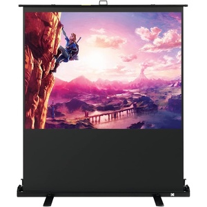 image:imageKodak Portable Projector Screen  80 Indoor amp Outdoor 169 Video Projection Surface amp Stand with Carry Handle  1080p 4K8K UHD 3D amp HDR Ready  Fast Setup for Movies Office Presentations amp More
