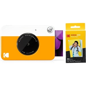 image:imageKodak Printomatic Digital Instant Print Camera Neon Green with Kodak 2x3 Premium ZINK Photo Paper 50 SheetsYellow
