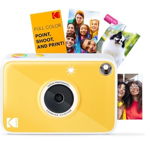 image:imageKodak Printomatic Full Color Instant Print Digital Camera Gift Bundle  Case  Zink 2x3 Sticky Back Photo Paper 20pk  Album  Sticker Sets  Sticker Frames  Hanging Frames  Markers  BlueGold