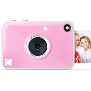 image:imageKodak Printomatic Full Color Instant Print Digital Camera Gift Bundle  Case  Zink 2x3 Sticky Back Photo Paper 20pk  Album  Sticker Sets  Sticker Frames  Hanging Frames  Markers  BlueRose