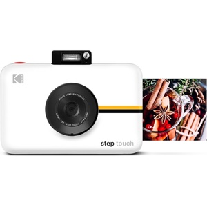 image:imageKodak Step Touch  13MP Digital Camera amp Instant Printer with 35 LCD Touchscreen Display 1080p HD Video  Editing Suite Bluetooth amp Zink Zero Ink Technology  WhiteWhite