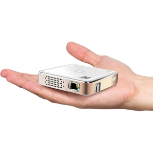 image:imageKodak Ultra Mini Portable Projector  HD 1080p Support LED DLP Rechargeable Pico  100 Display Builtin Speaker  HDMI USB and Micro SD  Compatible with iPhone iPad Android PhonesSilver