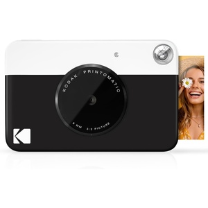 image:imageKodak x Barbie Printomatic FullColor Instant Print Digital Camera Barbie Gift Bundle Signature Style Barbie Case Photo Album Sticker amp Hanging Frames 50 Stickers  Zink Paper 20 SheetsBlack