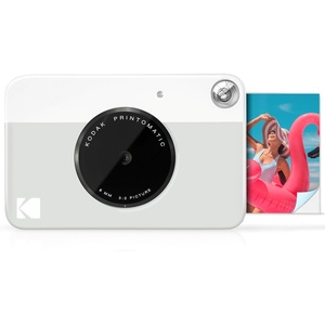 image:imageKodak x Barbie Printomatic FullColor Instant Print Digital Camera Barbie Gift Bundle Signature Style Barbie Case Photo Album Sticker amp Hanging Frames 50 Stickers  Zink Paper 20 SheetsGrey