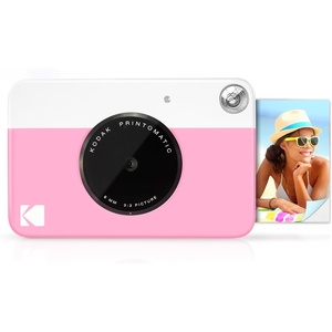 image:imageKodak x Barbie Printomatic FullColor Instant Print Digital Camera Barbie Gift Bundle Signature Style Barbie Case Photo Album Sticker amp Hanging Frames 50 Stickers  Zink Paper 20 SheetsPink