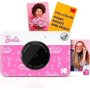 image:imageKodak x Barbie Printomatic FullColor Instant Print Digital Camera Barbie Gift Bundle Signature Style Barbie Case Photo Album Sticker amp Hanging Frames 50 Stickers  Zink Paper 20 SheetsSignature Style