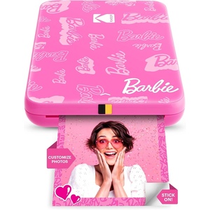 image:imageKodak x Barbie Step Slim Wireless Instant Portable Photo Mobile Printer Gift Bundle Signature Style Barbie Camera Case Photo Album Sticker amp Hanging Frames 50 Stickers  Zink Paper 20 SheetsBarbie Signature