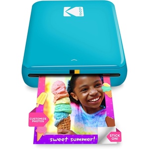image:imageKodak x Barbie Step Slim Wireless Instant Portable Photo Mobile Printer Gift Bundle Signature Style Barbie Camera Case Photo Album Sticker amp Hanging Frames 50 Stickers  Zink Paper 20 SheetsBlue