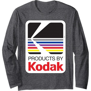 image:imageProducts By Kodak Vintage Logo Long Sleeve TShirtDark Heather Grey