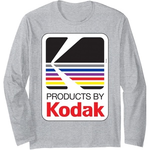 image:imageProducts By Kodak Vintage Logo Long Sleeve TShirtHeather Grey