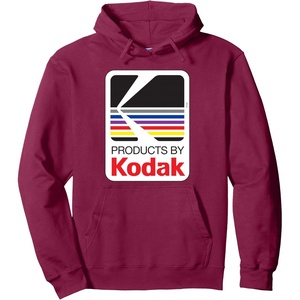 image:imageProducts by Kodak Vintage Logo Pullover HoodieBurgundy