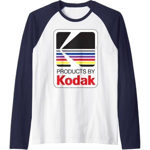 image:imageProducts by Kodak Vintage Logo Raglan Baseball TeeNavy BlueWhite