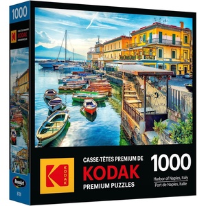 image:imageRoseArt  Kodak Premium  Assos Village  1000 Piece Jigsaw Puzzle for AdultsHarbor of Naples