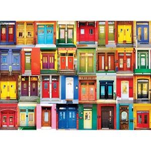 image:imageRoseArt  Kodak Premium  Colorful Montreal Doors  1000 Piece Jigsaw Puzzle for Adults