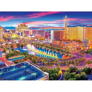 image:imageRoseArt  Kodak Premium  Las Vegas Strip  550 Piece Jigsaw Puzzle for AdultsLas Vegas Strip