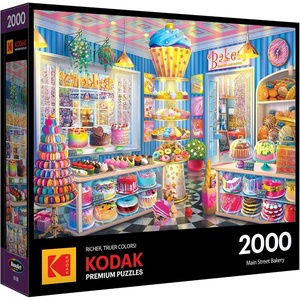 image:imageRoseArt  Kodak Premium Collector  Main Street Bakery  2000 Piece Jigsaw Puzzle for AdultsMain Street Bakery