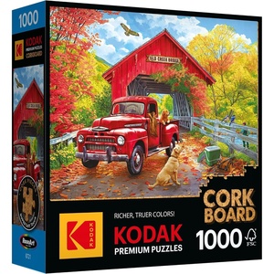 image:imageRoseArt  Kodak Premium Cork  Coffee  1000 Piece Jigsaw Puzzle for AdultsOld Creek Bridge