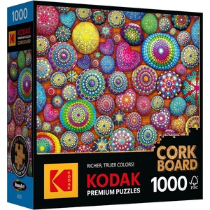 image:imageRoseArt  Kodak Premium Cork  Manhattan Balcony Sunset  1000 Piece Jigsaw Puzzle for AdultsMandala Stones