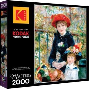 image:imageRoseArt Kodak Masters Color Study 2000 Piece Jigsaw PuzzleTwo Sisters On The Terrace