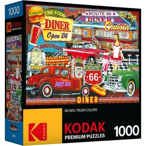 image:imageRoseArt Kodak Premium 50s Diner 1000 Piece Jigsaw Puzzle for Adults50s Diner