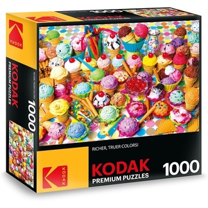 image:imageRoseArt Kodak Premium 50s Diner 1000 Piece Jigsaw Puzzle for AdultsVariety of Colorful Ice