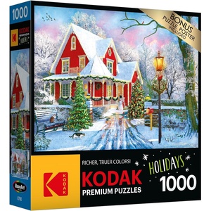 image:imageRoseArt Kodak Premium Christmas at Home 1000 Piece Jigsaw Puzzle for Adults