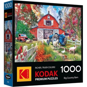 image:imageRoseArt Kodak Premium City Street Fair 1000 Piece Jigsaw PuzzleBig Country Barn