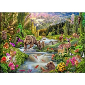 image:imageRoseArt Kodak Premium Library Mischief 1000 Piece Jigsaw Puzzle for AdultsWild Frontier