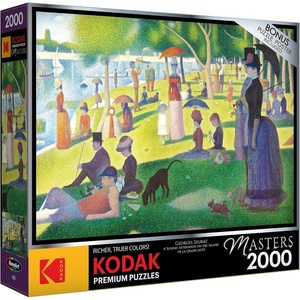 image:imageRoseArt Kodak Premium Masters Jigsaw Puzzle for Adults 2000 PieceThe Island of La Grand Jatte by Georges Seurat