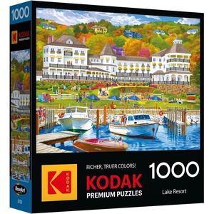 image:imageRoseArt Kodak Premium The Bakery 1000 Piece Jigsaw Puzzle for AdultsLake Resort