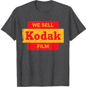 image:imageVintage We Sell Kodak Film Retail Sign Design TShirt SmallDark Heather Grey