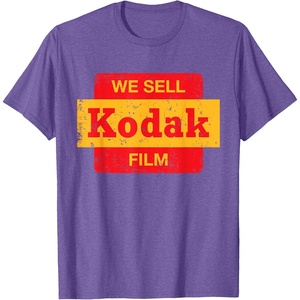image:imageVintage We Sell Kodak Film Retail Sign Design TShirt SmallPurple Heather