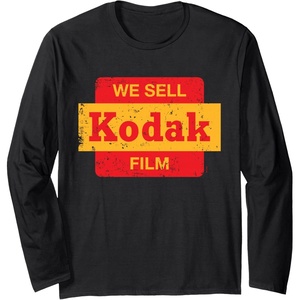 image:imageVintage We Sell Kodak Film Retail sign design Long Sleeve TShirtBlack