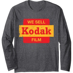 image:imageVintage We Sell Kodak Film Retail sign design Long Sleeve TShirtDark Heather Grey