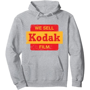 image:imageVintage We Sell Kodak Film Retail sign design Pullover HoodieHeather Grey