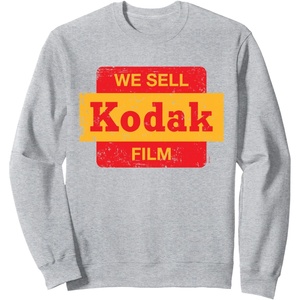 image:imageVintage We Sell Kodak Film Retail sign design SweatshirtHeather Grey