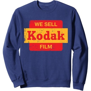 image:imageVintage We Sell Kodak Film Retail sign design SweatshirtNavy Blue