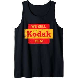 image:imageVintage We Sell Kodak Film Retail sign design Tank TopBlack