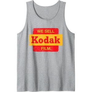 image:imageVintage We Sell Kodak Film Retail sign design Tank TopHeather Grey