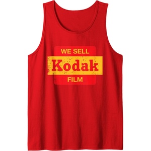 image:imageVintage We Sell Kodak Film Retail sign design Tank TopRed