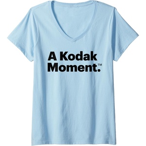 image:imageWomens A Kodak Moment VNeck TShirtBaby Blue