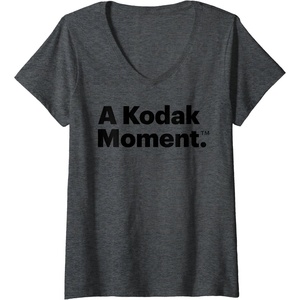 image:imageWomens A Kodak Moment VNeck TShirtDark Heather Grey