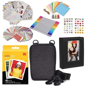 image:imageZink Kodak 3x4 Premium Zink Photo Paper 40 Pack Accessory Kit with Photo Album Case Stickers Markers
