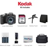 image:imageKodak PIXPRO AZ405 Digital Camera White Bundle with Case 32 GB SD Memory Card Memory Card Wallet Card Reader Table Tripod 4 AA Batteries amp White Charger and ClothBlack