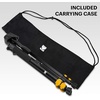 image:imageKodak PhotoGear 62 Tripod with Remote  Compact 3Section FlipLock Aluminum Tripod Adjusts 2262 QuickRelease Plate Smartphone Adapter amp 14 to 38 Screw Bubble Level Carry Case amp EGuide62 With Remote
