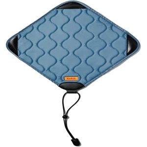 image:imageKODAK Camera Wrap Size M 31x31cm  WaterResistant AntiScratching and DustFree Protective Cloth for Mirrorless Camera Compact Camera Prime Lens Khaki ONE ItemSteel Blue