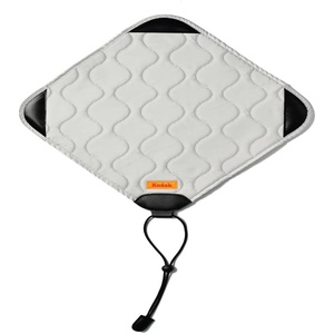 image:imageKODAK Camera Wrap Size M 31x31cm  WaterResistant AntiScratching and DustFree Protective Cloth for Mirrorless Camera Compact Camera Prime Lens Khaki ONE ItemLight Grey