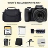 image:imageKodak PIXPRO AZ528 16 MP Full HD Video Digital Camera Black with 52x Optical Zoom Bundle with Accessories Including Protective Camera Case Battery amp Charger 32GB SD Card Tripod and More